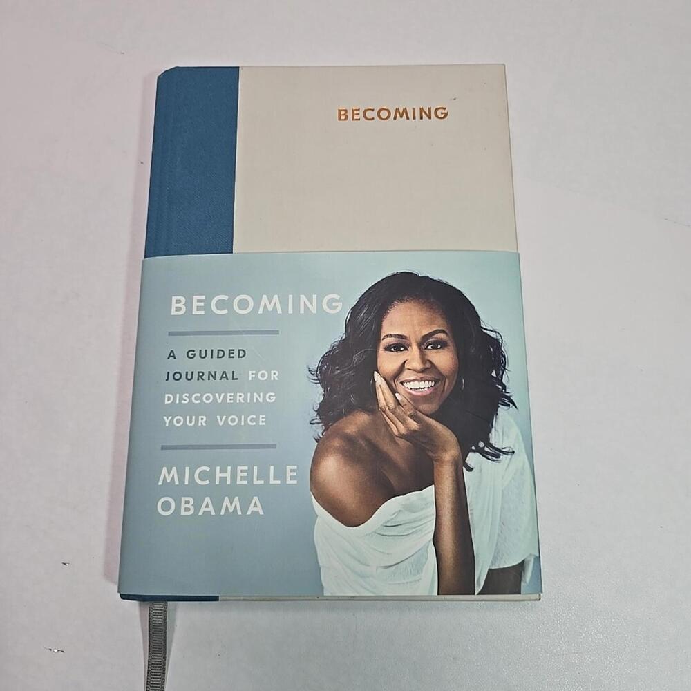 NEW Becoming A Guided Journal for Discovering Your Voice by Michelle Obama - Picture 1 of 15